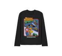 Steven Rhodes Meet Your Neighbours Long Sleeve T-Shirt, Black | Size: Small Steven Rhodes Black S