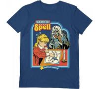 Steven Rhodes Men's Learn To Spell T-Shirt in Navy | Size: Medium Steven Rhodes Navy M