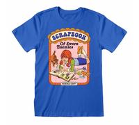 Steven Rhodes Men's Scrapbook T-Shirt in Blue | Size: Medium Steven Rhodes Blue M