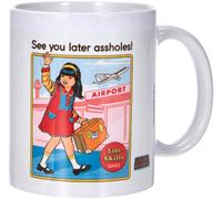 Steven Rhodes MG25672 11 oz/ 315 ml See You Later Assholes Ceramic Mug 1 Count (