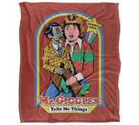 Steven Rhodes Mr. Giggles Silky Touch Super Soft Throw Blanket 152 X 127 Cm
