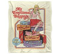 Steven Rhodes My Emotional Baggage Silky Touch Super Soft Throw Blanket 152 X 127 Cm