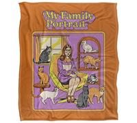 Steven Rhodes My Family Portrait Silky Touch Super Soft Throw Blanket 152 X 127 Cm
