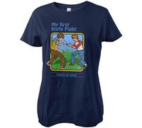 Steven Rhodes My First Knife Fight Girly Tee Damen T-Shirt Navy
