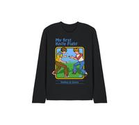 Steven Rhodes My First Knife Fight Long Sleeve T-Shirt, Black | Size: Small Steven Rhodes Black S