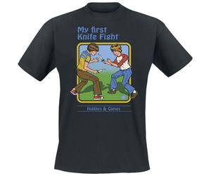 Steven Rhodes My First Knife Fight T-shirt black 3XL