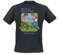 Steven Rhodes My First Knife Fight T-Shirt black 4XL