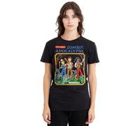 Steven Rhodes My First Zombie Apocalypse Ladies T Shirt, Black, Small