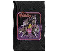 Steven Rhodes My New Family Silky Touch Super Soft Throw Blanket 91 X 147 Cm