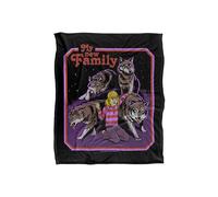 Steven Rhodes My New Family Silky Touch Super Soft Throw Blanket 91 X 147 Cm