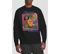 Steven Rhodes Normal Is Boring Sweatshirt, Black | Size: XL Steven Rhodes Black XL