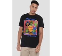 Steven Rhodes Normal Is Boring T-Shirt, Black | Size: Small Steven Rhodes Black S