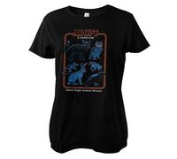 Steven Rhodes Officially Licensed Adopt A Familiar Women T-Shirt (Black), X-Large