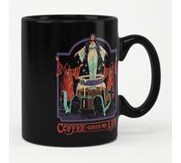 Steven Rhodes Officially Licensed Coffee Gives Me Life Mug Coffee Mug (Black)