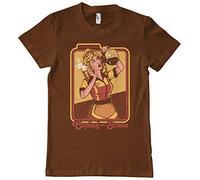 Steven Rhodes Officially Licensed Coping with Stress Mens T-Shirt (Brown), XX-Large