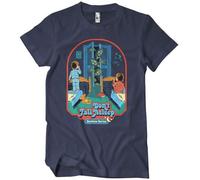 Steven Rhodes Officially Licensed Don't Fall Asleep Mens T-Shirt (Navy), Large