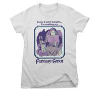Steven Rhodes Officially Licensed Fantasy Smut Women T-Shirt (White), Large