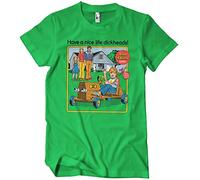 Steven Rhodes Officially Licensed Have A Nice Life D*ckheads Mens T-Shirt (Green), XX-Large