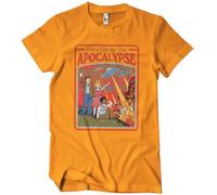 Steven Rhodes Officially Licensed Here Comes The Apocalypse Mens T-Shirt (Orange), Medium