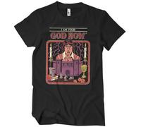 Steven Rhodes Officially Licensed I Am Your God Now Mens T-Shirt (Black), Large