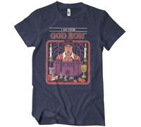 Steven Rhodes Officially Licensed I Am Your God Now Mens T-Shirt (Navy), XX-Large
