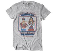 Steven Rhodes Officially Licensed Just Say No to Sports Mens T-Shirt (Heather Grey), Large