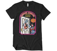 Steven Rhodes Officially Licensed Knock Knock Who's There Mens T-Shirt