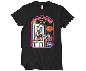 Steven Rhodes Officially Licensed Knock Knock Who's There Mens T-Shirt