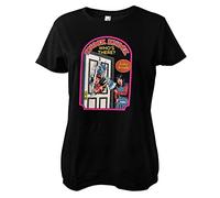 Steven Rhodes Officially Licensed Knock Knock Who's There Women T-Shirt (Black), Small