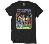 Steven Rhodes Officially Licensed My First Zombie Apocalypse Mens T-Shirt (Black), Large
