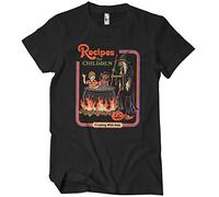 Steven Rhodes Officially Licensed Recipes for Children Mens T-Shirt (Black), Medium