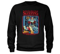 Steven Rhodes Officially Licensed Santa Sees You Sweatshirt (Black), XX-Large