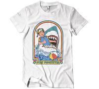 Steven Rhodes Officially Licensed Stay Positive Mens T-Shirt (White), X-Large
