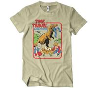 Steven Rhodes Officially Licensed Time Travel for Beginners Mens T-Shirt (Khaki), Medium