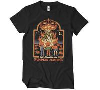 Steven Rhodes Officially Licensed Worship The Pumpkin Master Mens T-Shirt (Black), XX-Large