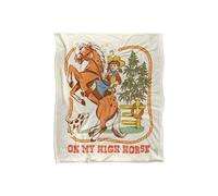 Steven Rhodes On My High Horse Silky Touch Super Soft Throw Blanket 152 X 127 Cm
