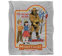Steven Rhodes Pin The Tail On The Minotaur Silky Touch Super Soft Throw Blanket 152 X 127 Cm