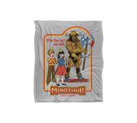 Steven Rhodes Pin The Tail On The Minotaur Silky Touch Super Soft Throw Blanket 152 X 127 Cm