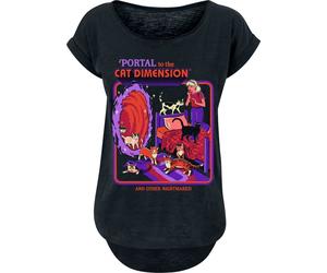 Steven Rhodes Portal to the cat dimension T-Shirt black M