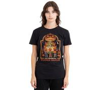 Steven Rhodes Pumpkin Master Ladies T Shirt, Black, X-Large