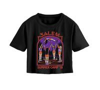 Steven Rhodes Salem Summer Camp Crop T-Shirt in Black | Size: Small Steven Rhodes Black S