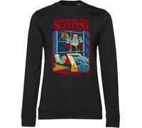 Steven Rhodes Santa Sees You Girly Damen Sweatshirt Black
