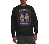Steven Rhodes Say No To Sports Unisex Sweatshirt, Black, X-Large