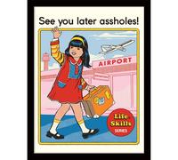 Steven Rhodes (See You Later Assholes) Framed 30 x 40cm Print