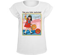 Steven Rhodes See You Later Assholes T-Shirt white 4XL