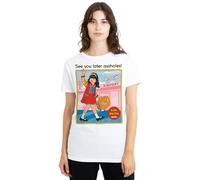 Steven Rhodes See You Later Ladies T Shirt, White, Medium