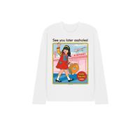 Steven Rhodes See You Later Long Sleeve T-Shirt, White | Size: XL Steven Rhodes White XL