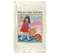 Steven Rhodes See You Later Silky Touch Super Soft Throw Blanket 91 X 147 Cm