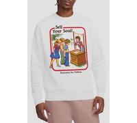 Steven Rhodes Sell Your Soul Sweatshirt, White | Size: Small Steven Rhodes White S