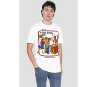 Steven Rhodes Sell Your Soul T-Shirt, White | Size: XL Steven Rhodes White XL